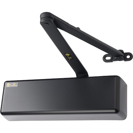 Lawrence Manual, Hydraulic, Door Closer, Extra Heavy Duty Interior and Exterior, Matte Black LH8016-US19